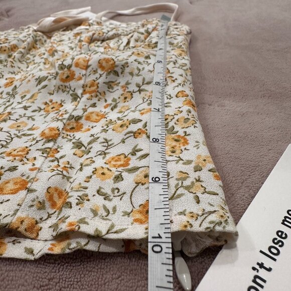 🆕 NWT Reformation Andrea Top Lima Yellow Floral Size 0 - Picture 8 of 8